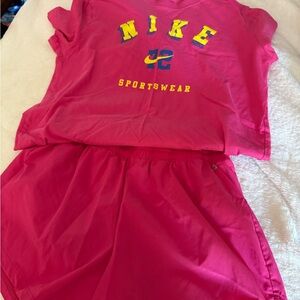 Nike Pink T-shirt and DSG athletic shorts
